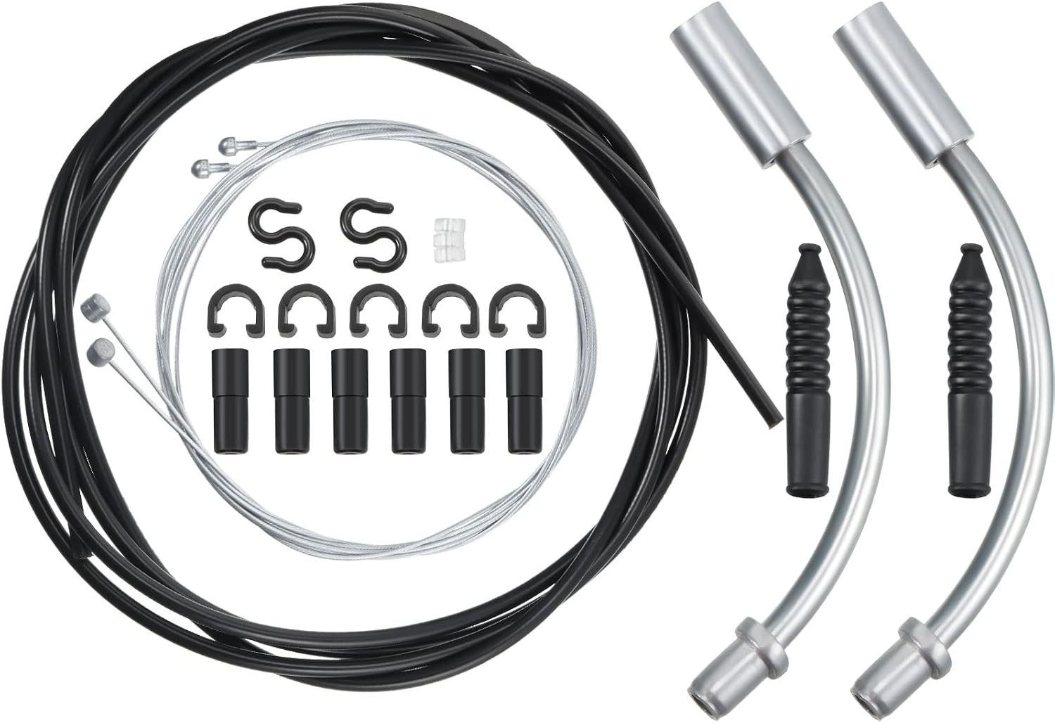 Universal Bicycle Brake & Noodle Cable Housing Kit for Mountain & Road Bikes
