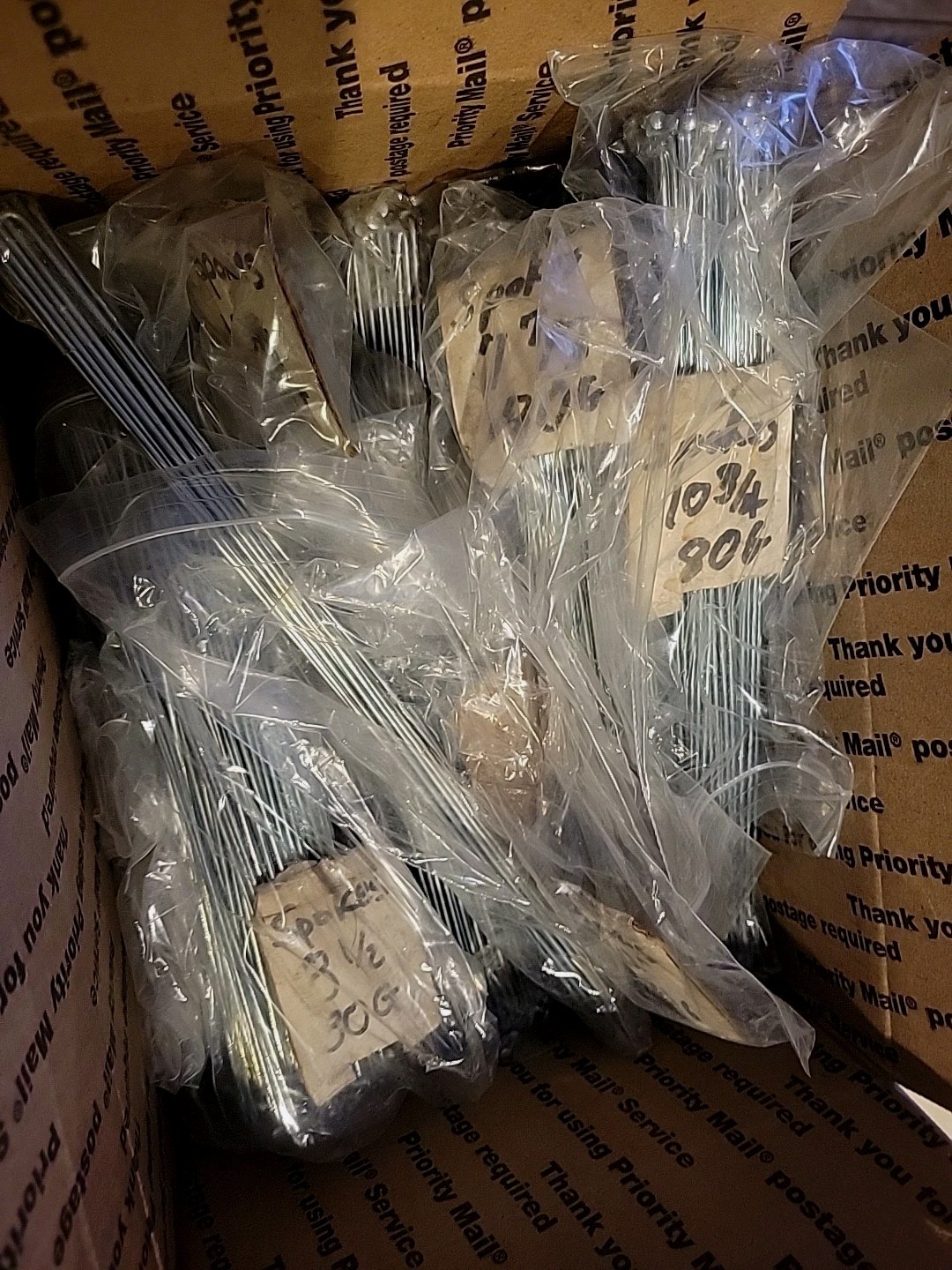 Lot Of Bike Spokes 23lbs Random Name Brands & Sizes Wheel Smith
