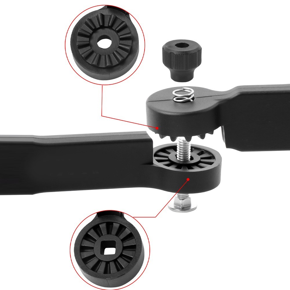 Extension Bracket for Bike Computer and Light Mount on Handlebar Stem 5-35mm