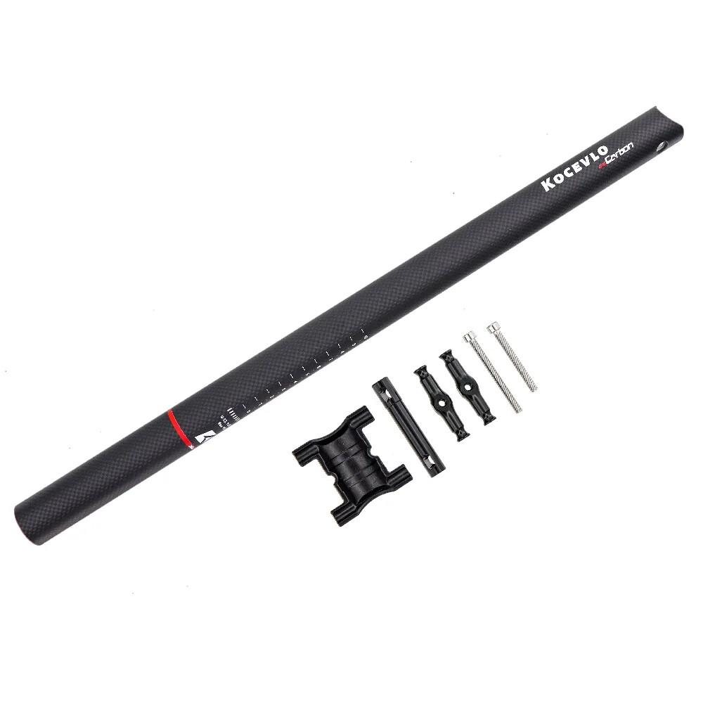 Carbon Fiber MTB Bike Seatpost Staight Ultralight Adjustable Bicycle Seat Tube