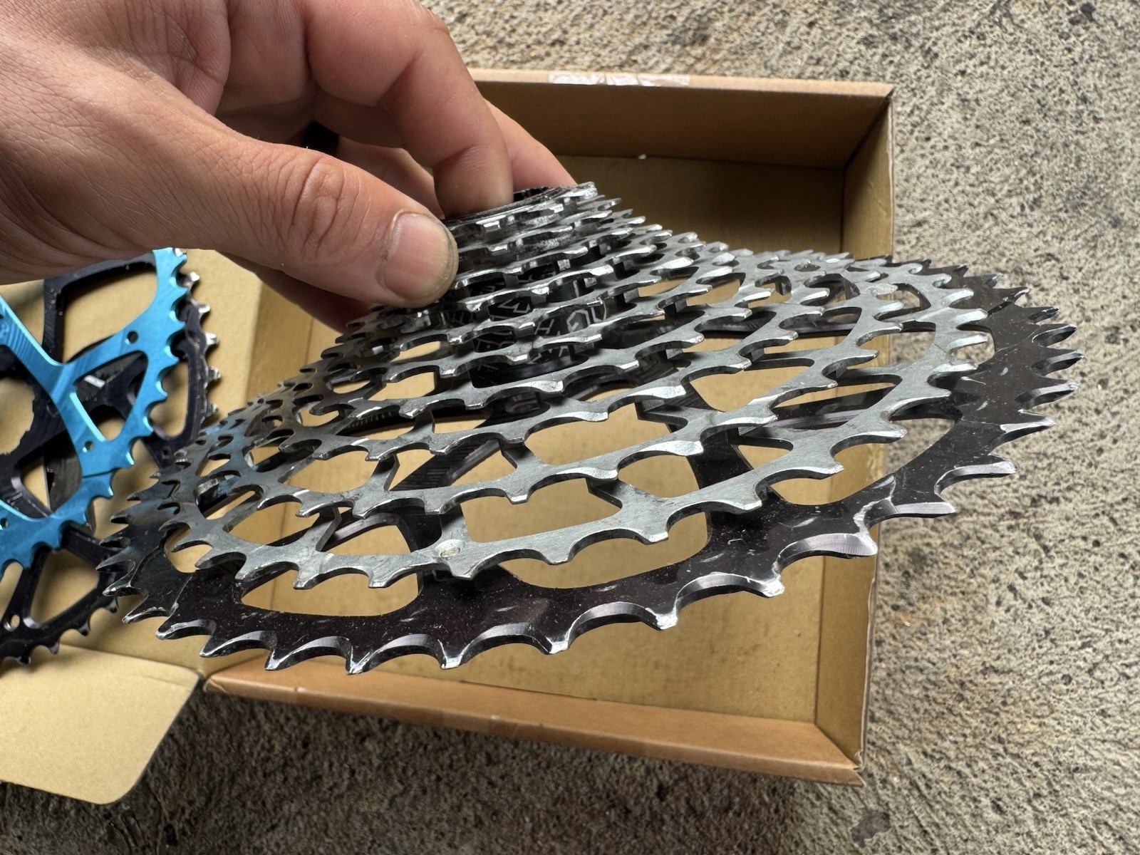 Garbaruk Wide-Range 11 Speed Cassette SRAM XD 10-48 + Extra Cogs 46 XX1 299g