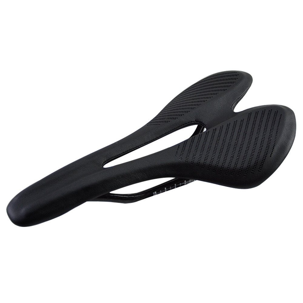 Bicycle Comfort Saddles Carbon EVA Leather Racing MTB Road Bike Seat 270*143mm
