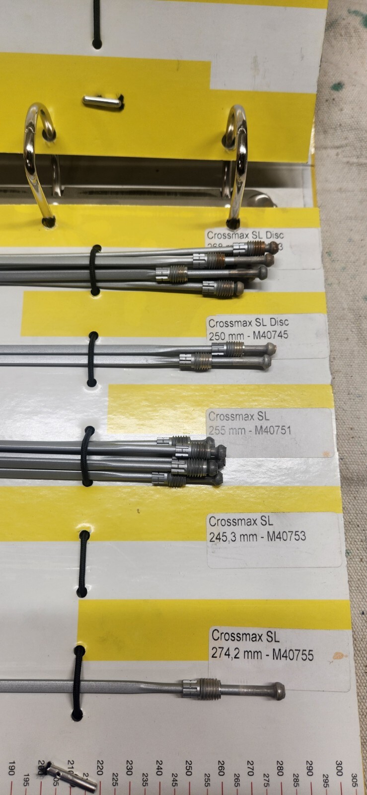 Mavic MTB spokes – Assorted Spokes Model and Sizes – New