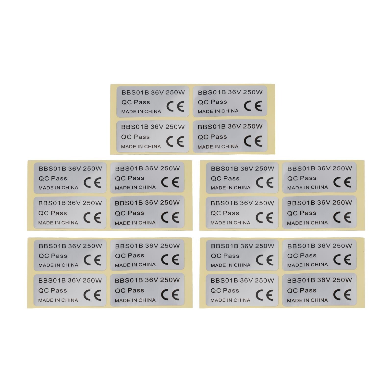 20 Pcs Ebike Electric Bicycle Sticker for Bafang Central Motor Stickers