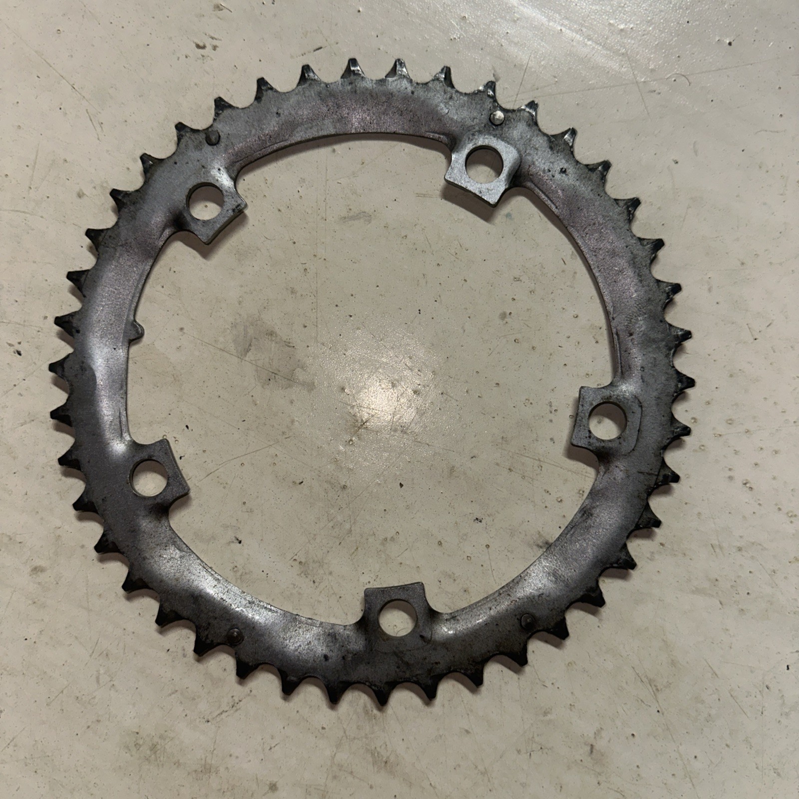 Shimano Inner 42 Tooth chainring 42T Silver 130 mm BCD 5 Arm Used For 42-52 V3