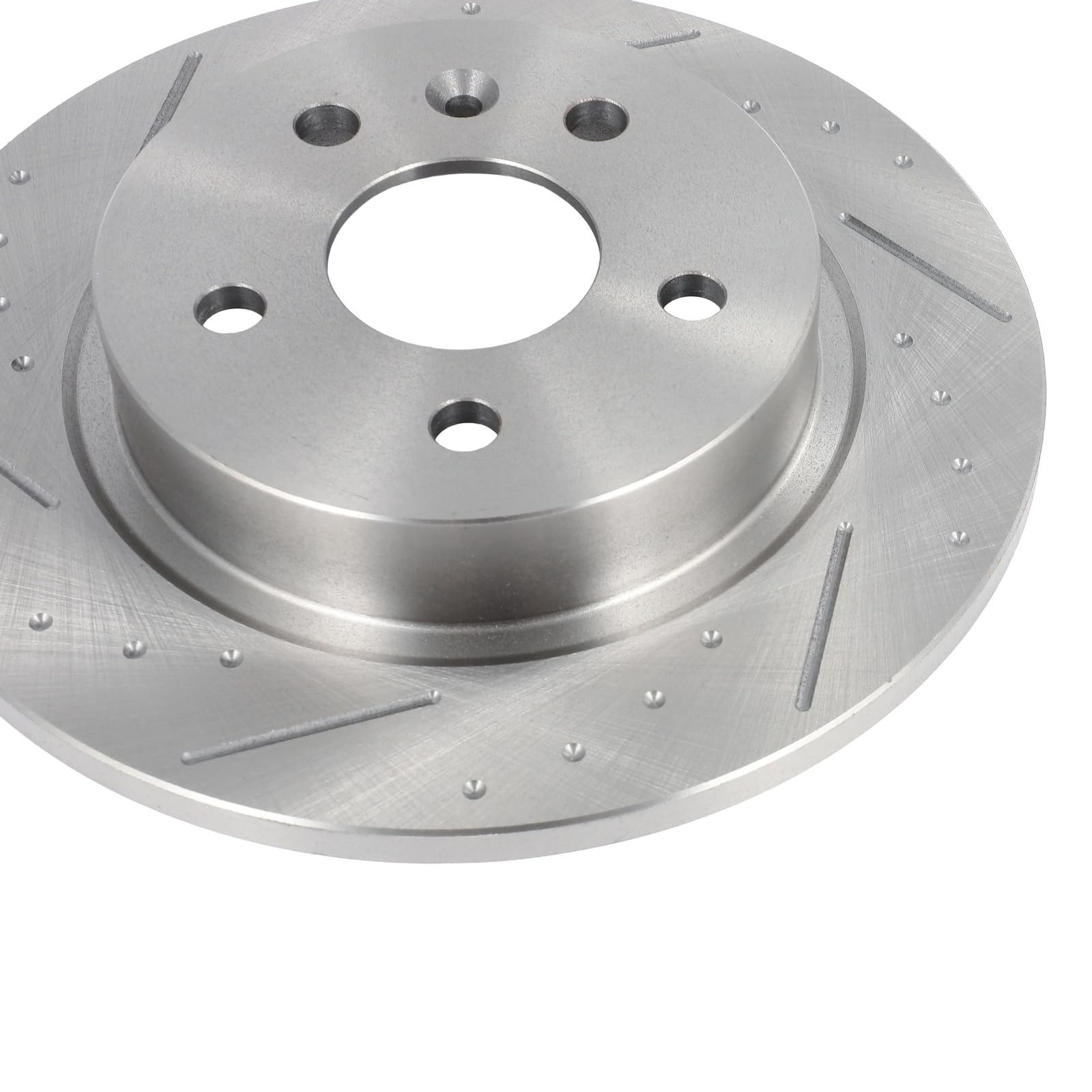 SCITOO Rear Brake Rotors 2pcs Drilled & Slotted for Buick & Chevy
