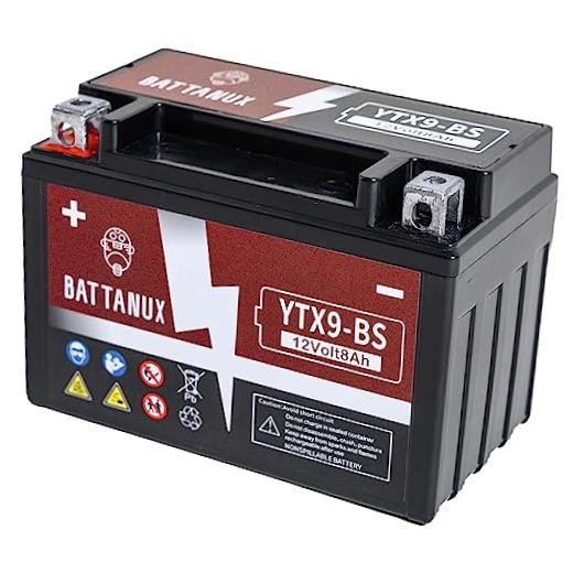12V8Ah Motorcycle Battery – Sealed SLA/AGM 12V8Ah YTX9-BS
