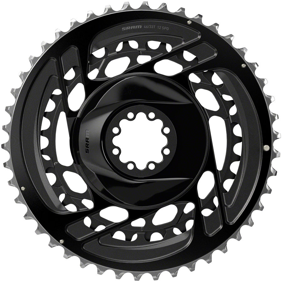 Sram Force AXS D2 Chainring 46/33T 8-Bolt Direct Mount with bolts 12 Speed