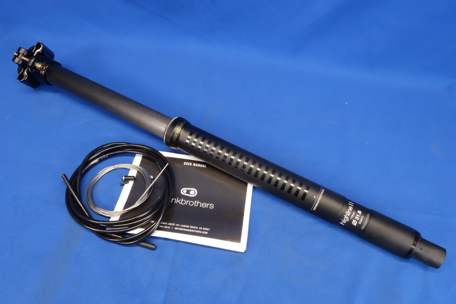 New Crank Brothers Highline 11 Carbon Dropper Seatpost – 31.6mm – 170mm Drop