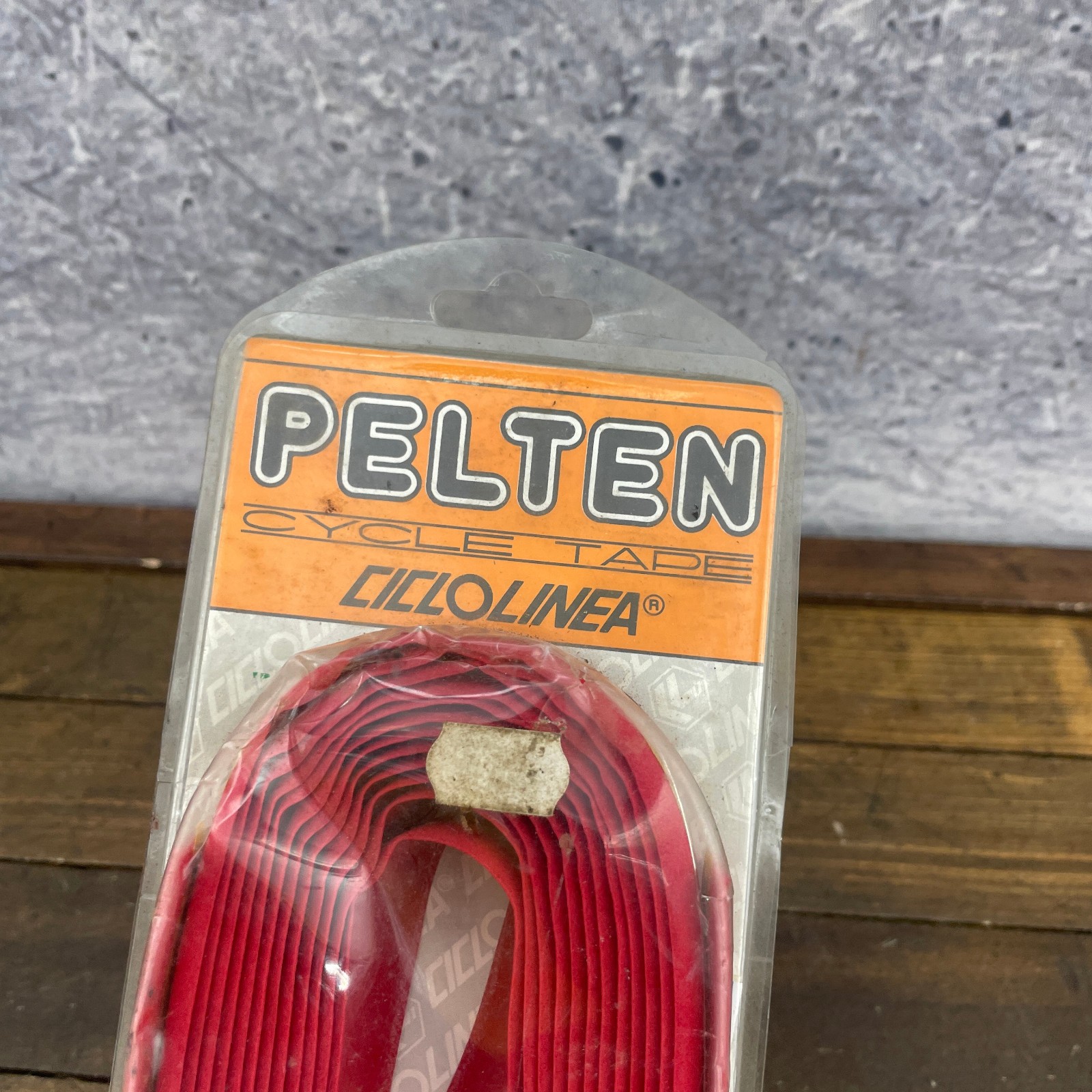 Vintage Ciclolinea Pelten Handlebar Tape Red NOS 80s Road Bike Ribbon Drop Bar