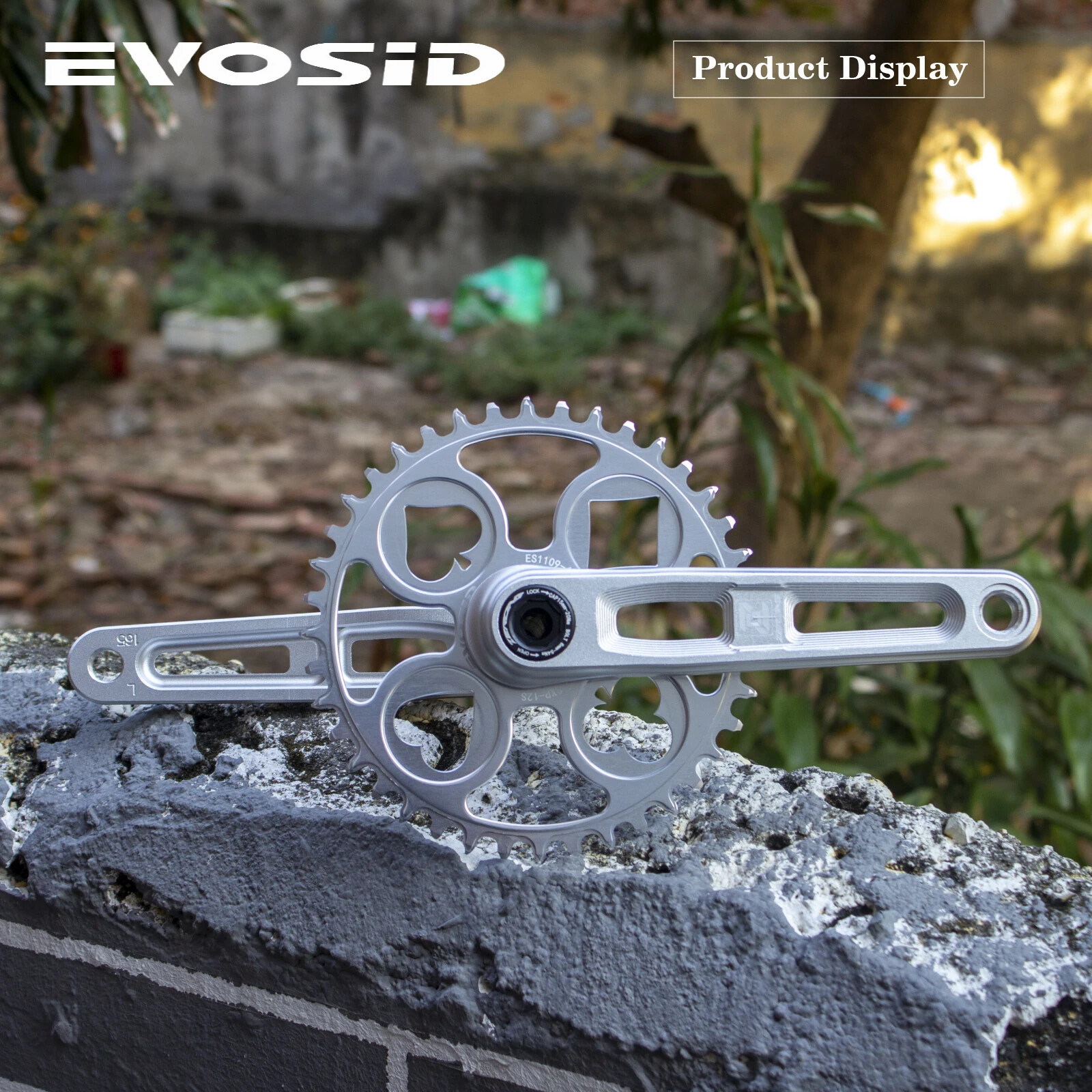 Road Bike Crankset 165mm 170mm Bicycle Crank Arm with 40 42 44 46 48T Chainring