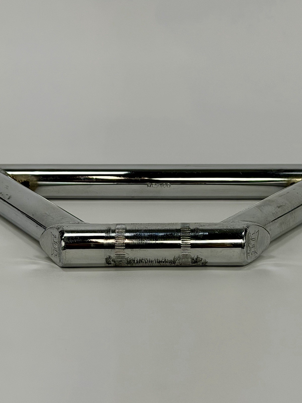 Vintage Mosh Kastan Chrome 4 Piece Pro Bars Stamped Mid School BMX 4130 Knee OG