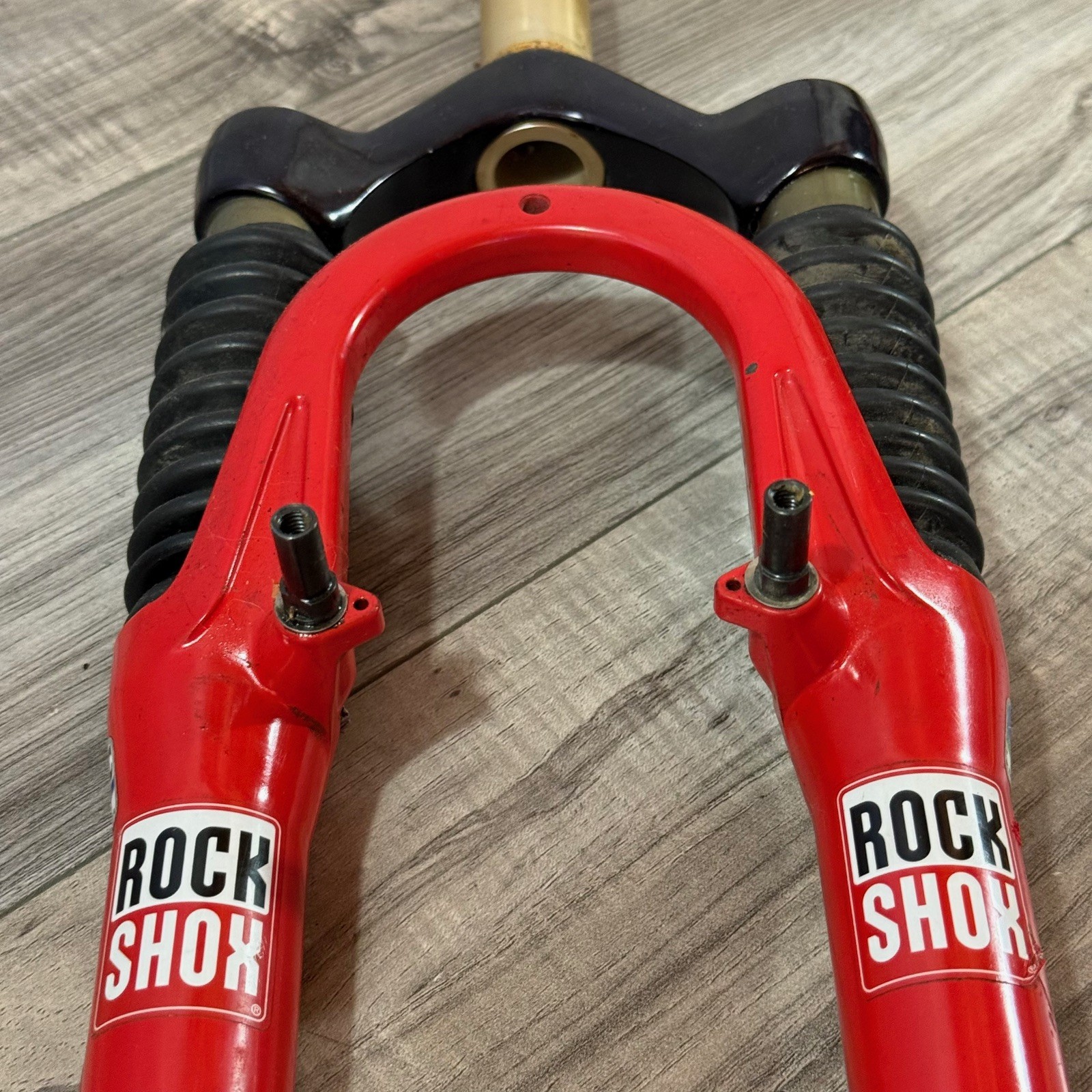 Rock Shox SID XC C3 Dual Air Red 1 1/8 Threadless 223mm SMALL OIL LEAK 26