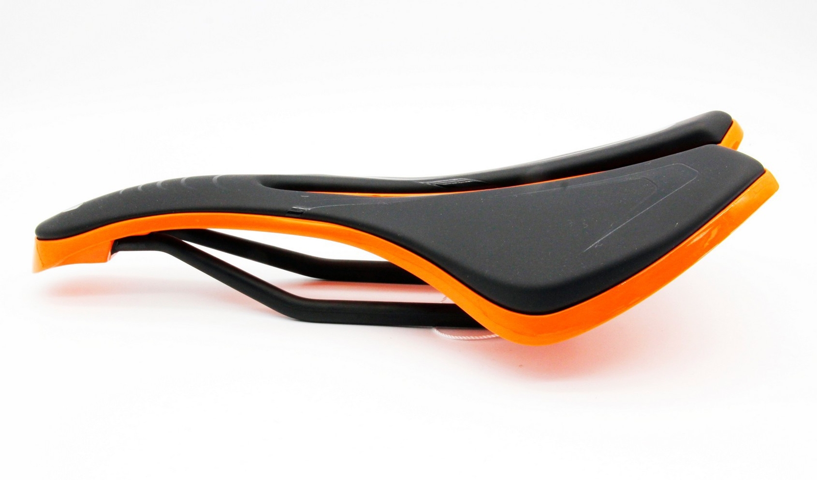 Union Sport Saale Road MTB eBike Bike Full Carbon Saddle Black Orange Seat