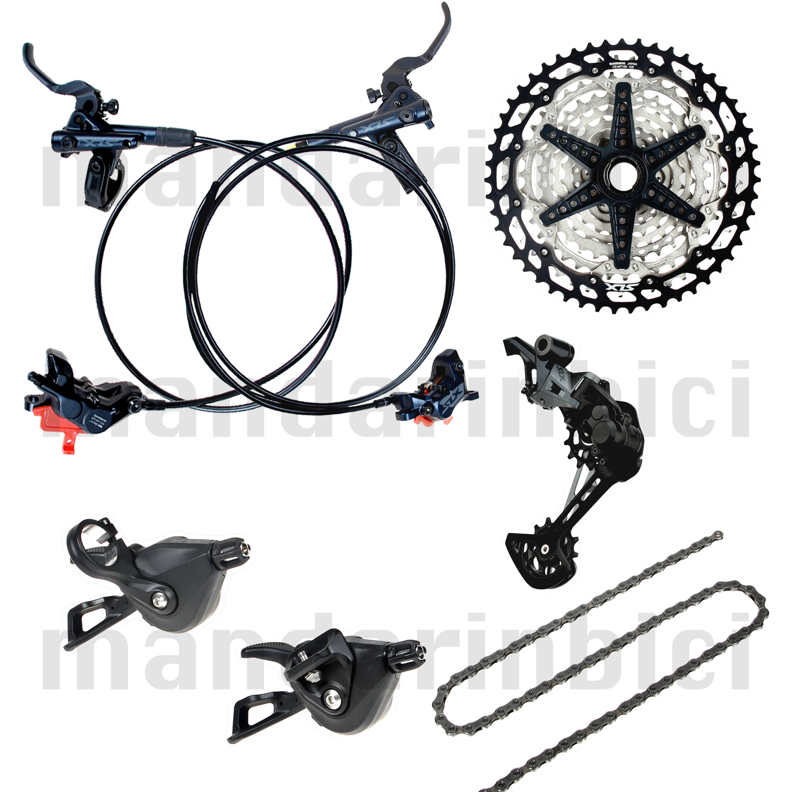 NEW Shimano SLX M7100 M7120 12 Speed wo/Crankset 5pcs Upgrade MTB Groupset