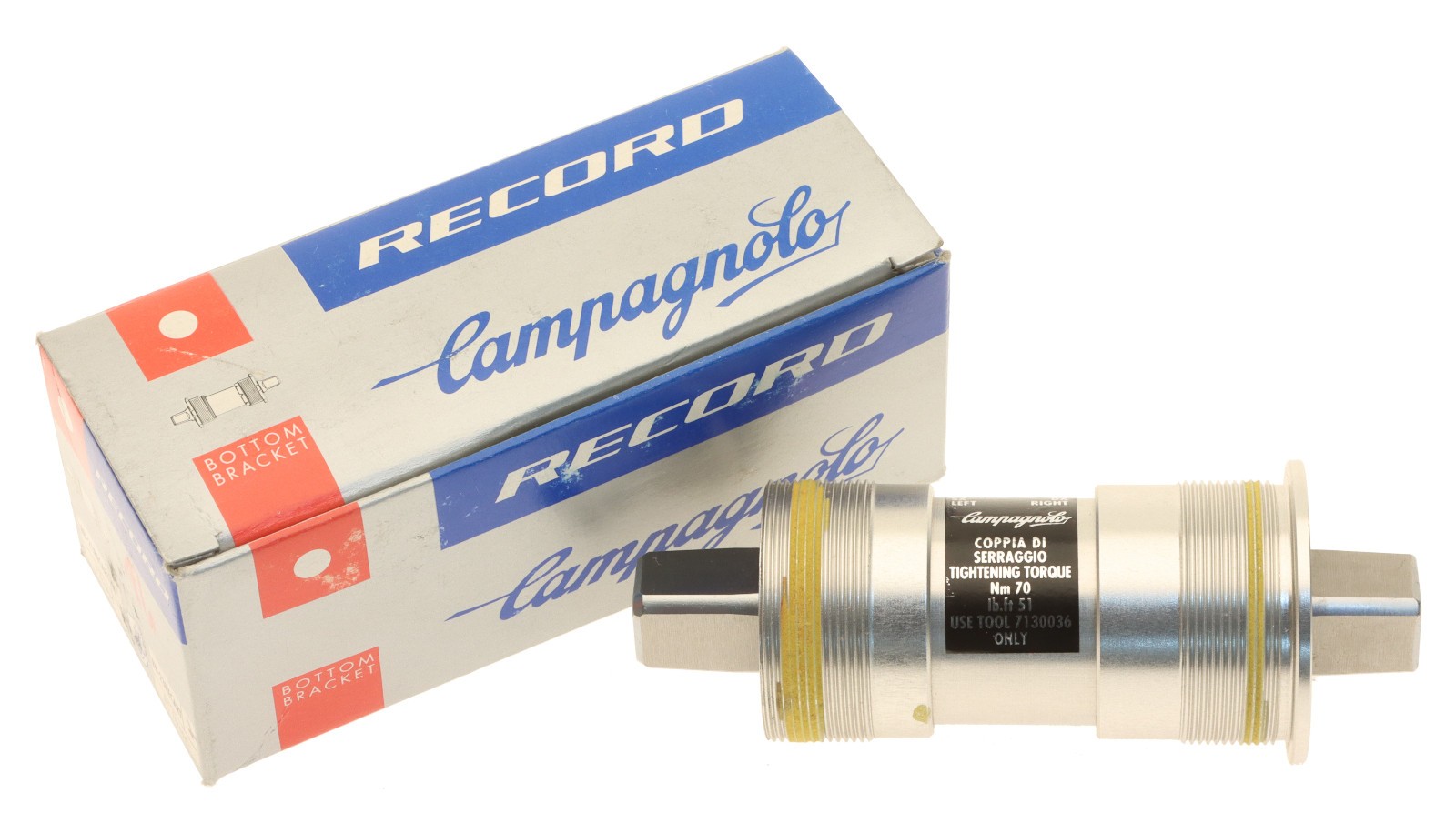 Campagnolo Record Bottom Bracket BB-23RECART English Square Taper 102mm ’96 NEW