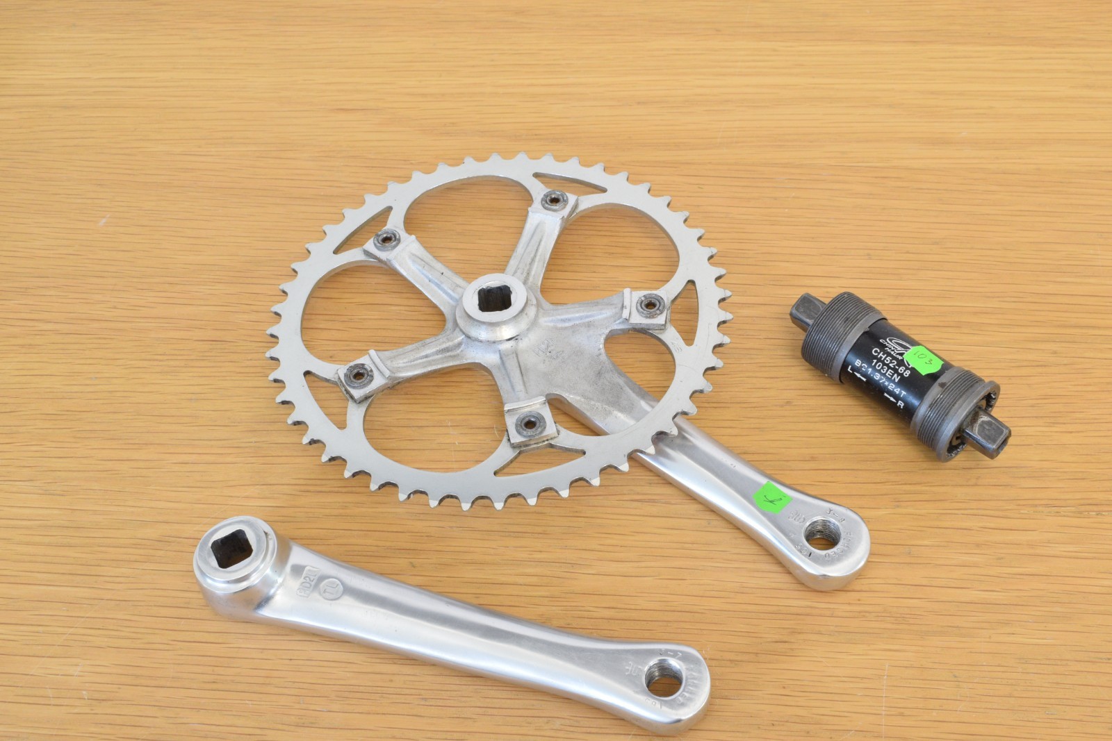 Sugino RD2 Japan crankset 165mm track fixie pista velodrome