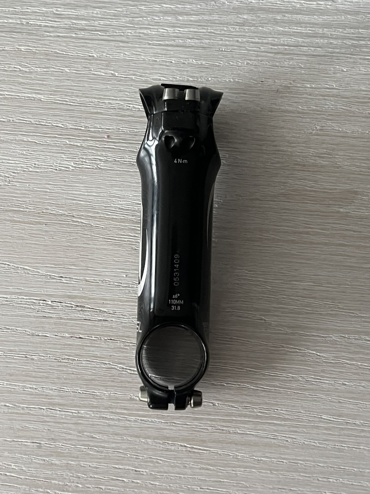 ZIPP Service Course SL Stem – 110mm -6 degree – 31.8 Clamp – Gloss Black
