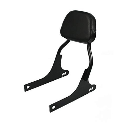 COPART Upright Backrest Pad Sissy Bar for Harley Dyna 2006 Up (A, Dyna Street)