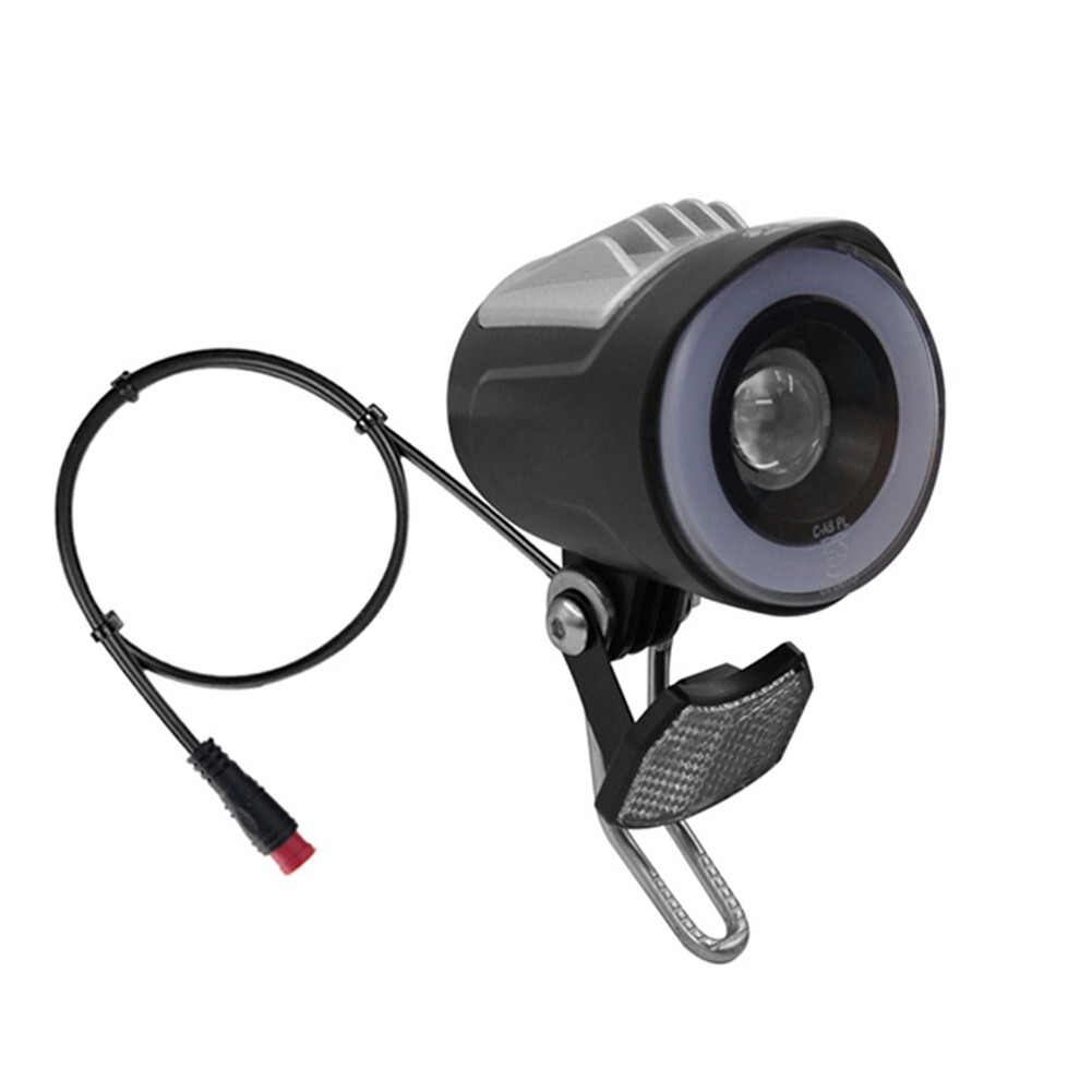LED Headlight For-E-Bike Front Light Spotlight Electric Bicycle 6-48V