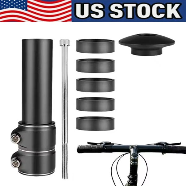 Mountain Bike Handlebar Front Fork Stem Riser Extender Extension Head Up Adaptor