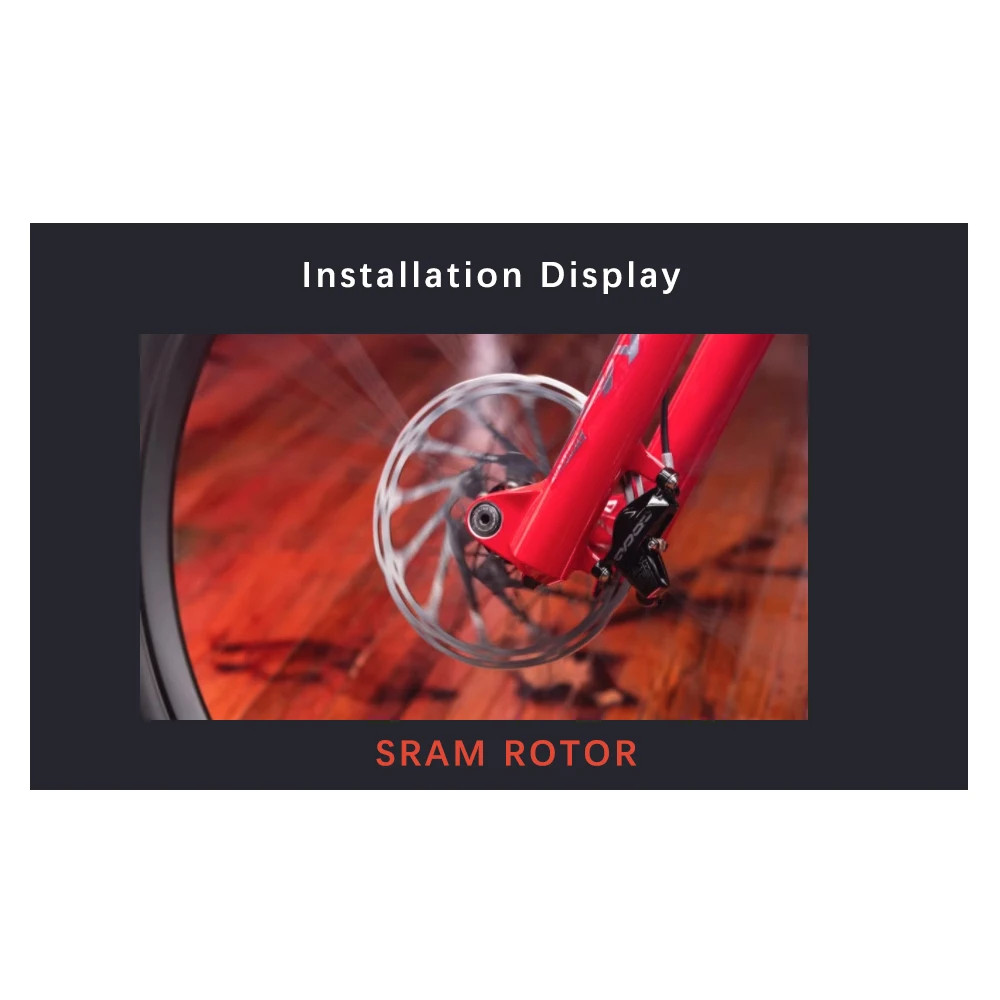 Bike Hydraulic Disc Brake Rotor 160 180 203mm with Bolts MTB Road Scooter