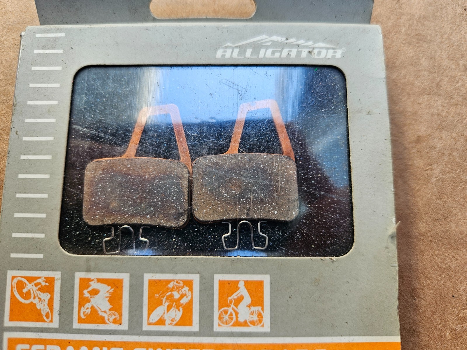 NOS Alligator Ceramic Mountain Bike Disc Brake Pad Set Hayes El Camino (1 Set)