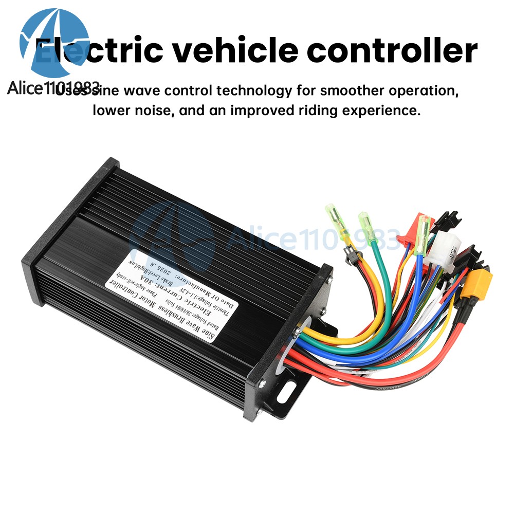 36V48V64V 30A Sine Wave Brushless Motor Controller 750-1500W Driver S866 LCD