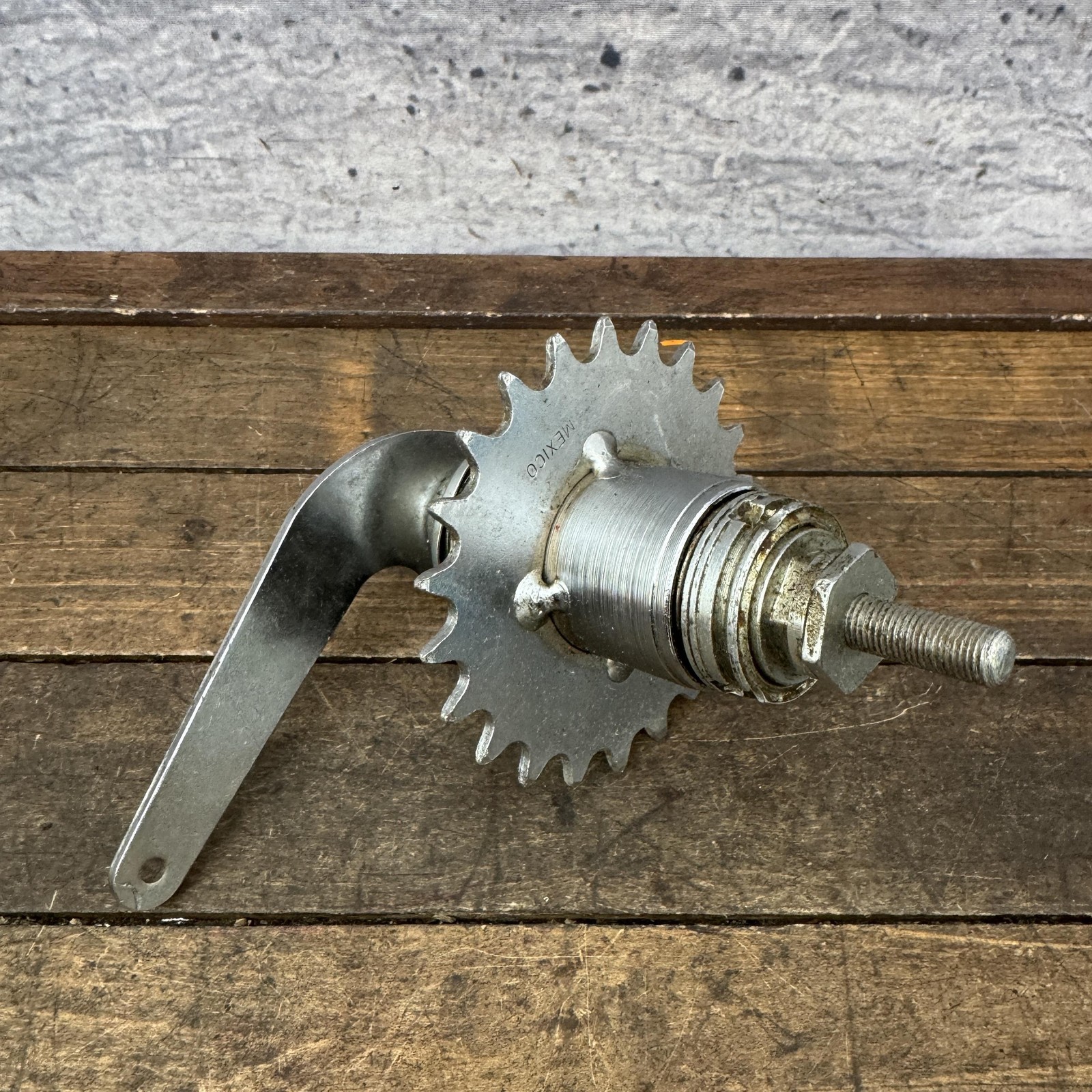 Vintage Bendix Coaster Brake Hub Trike Sprocket Rear Wheel Bike Part Silver