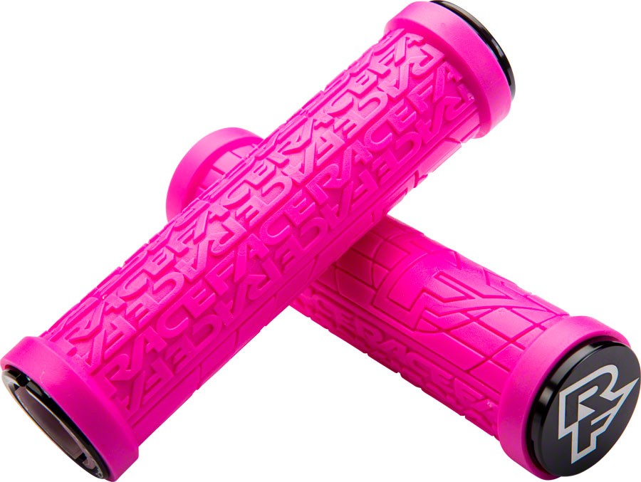 RaceFace Grippler Grips – Magenta, Lock-On, 33mm