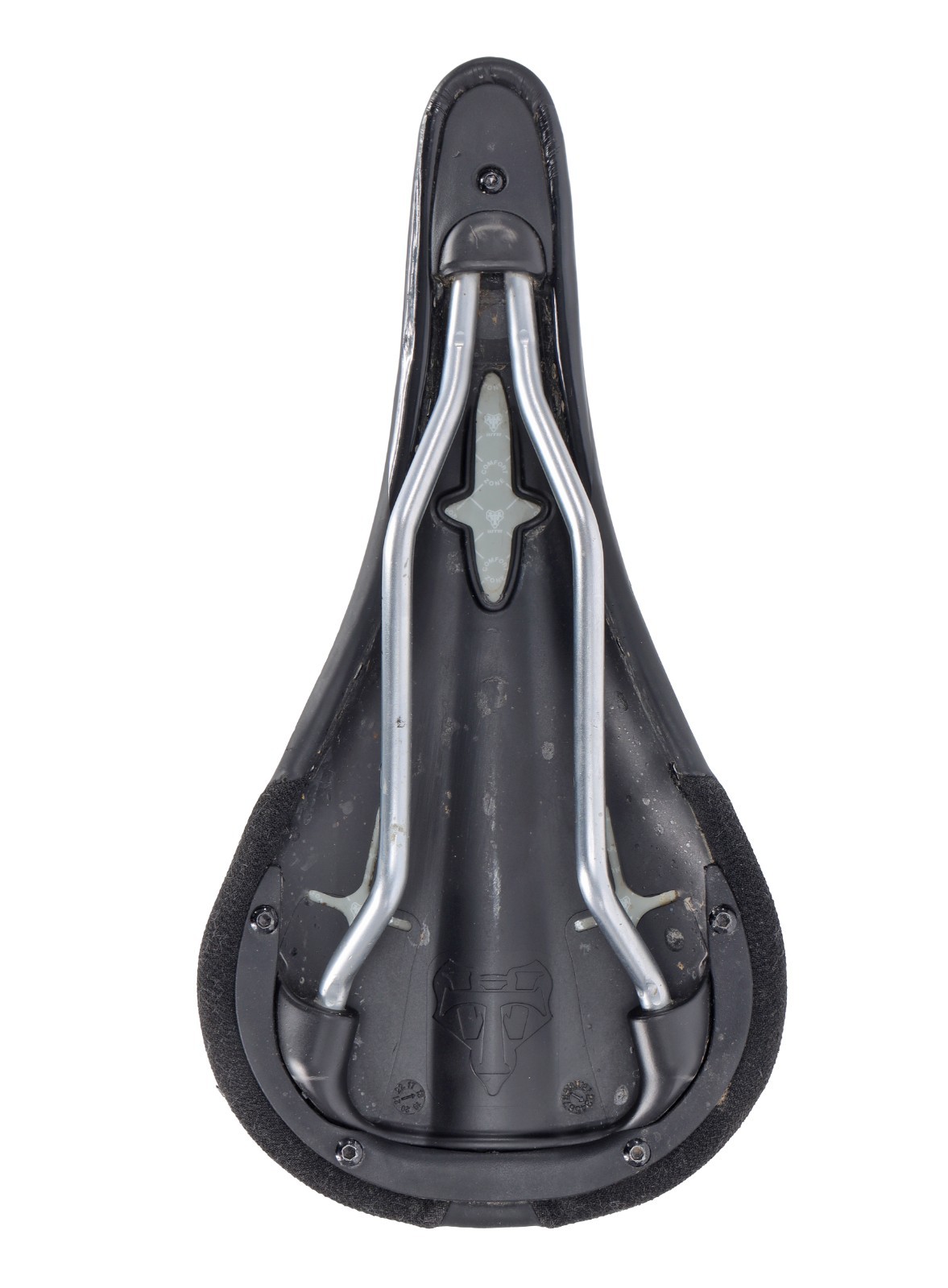 WTB Silverado Mountain Bike Saddle 139mm 7 x 7mm CrMo Rail BLACK Gravel Trail