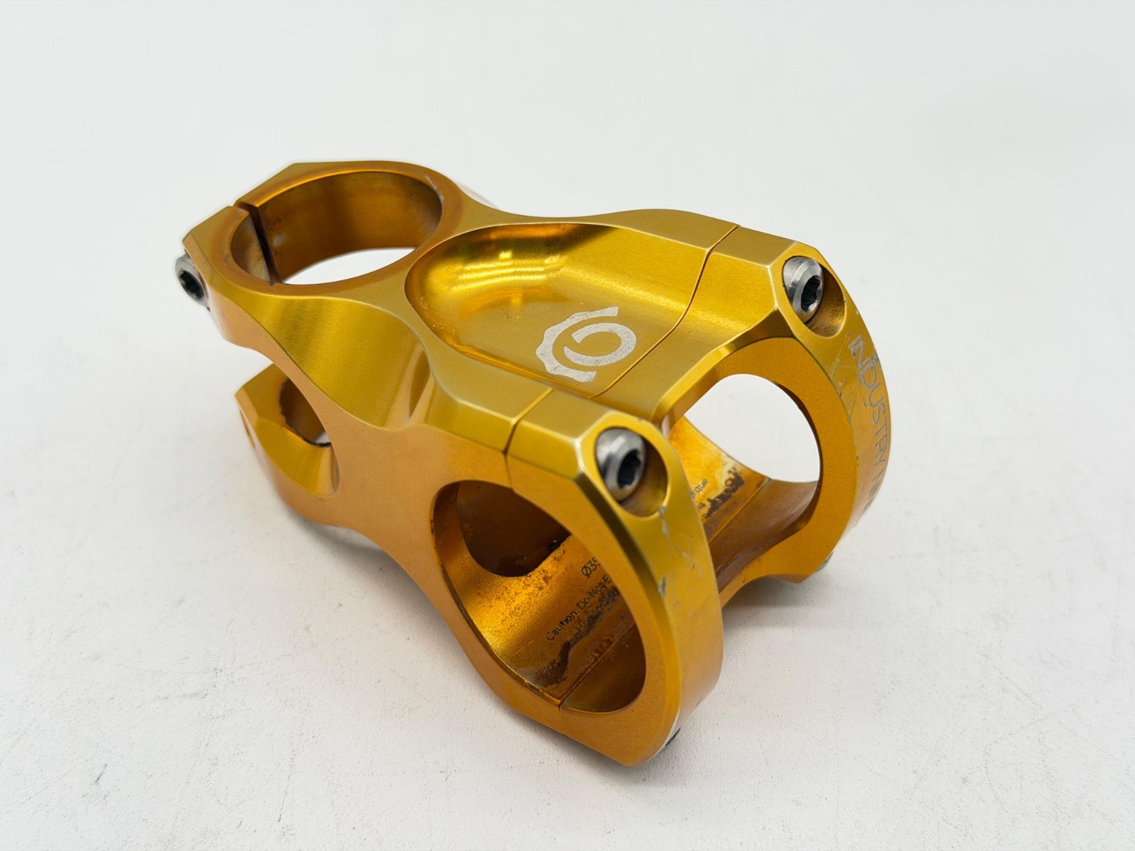 Industry Nine A35 MTB Mountain Bike Bicycle Stem Gold +/- 7 degree 35.0 x 50mm