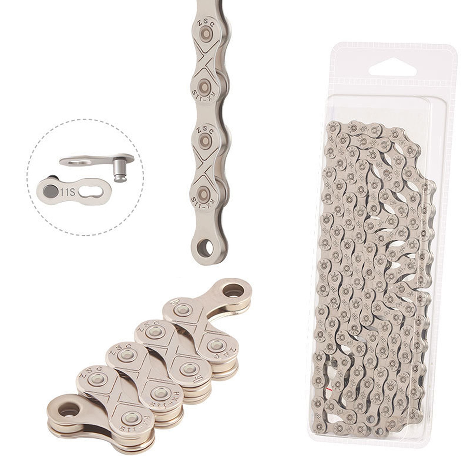 Chains 6/7/8/9/10/11/12 Speed Chains 116 Links Mountain WZPW