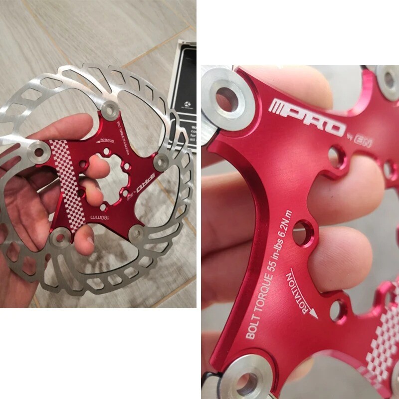 140/160/180/203mm Bicycle Brake Rotor Floating Mountian Bike Brake Rotor 6 Bolt