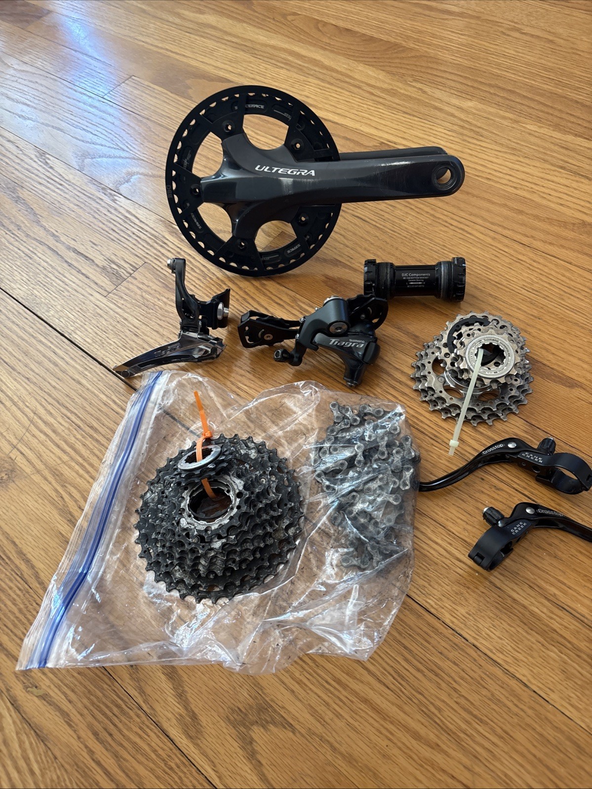 Shimano 1x Drivetrain 10s for Gravel Cyclocross Road MiniGroup Ultegra XT Tiagra