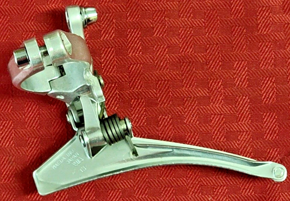 Suntour Edge 4050 Front Derailleur Clamp On 28.6 Bottom Pull, Double Vintage