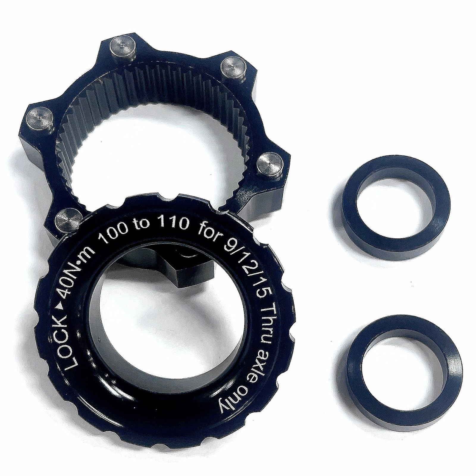 Centerlock to 6 Bolt Disc Brake Adapter 12MM /15MM Fit for Shimano