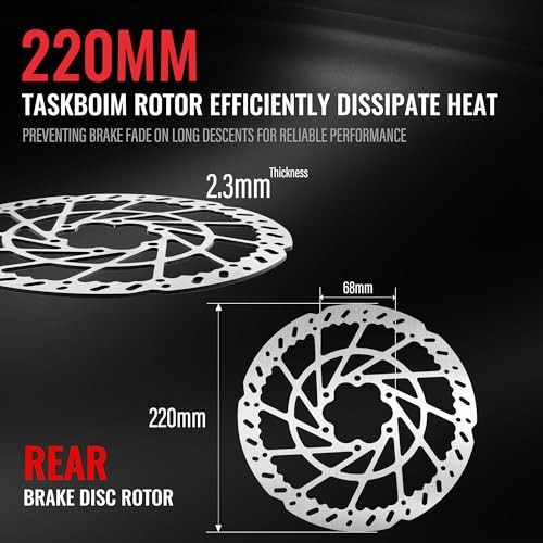 220mm Brake Disc Rotor Rear Compatible with Talaria Sting Offroad Talaria