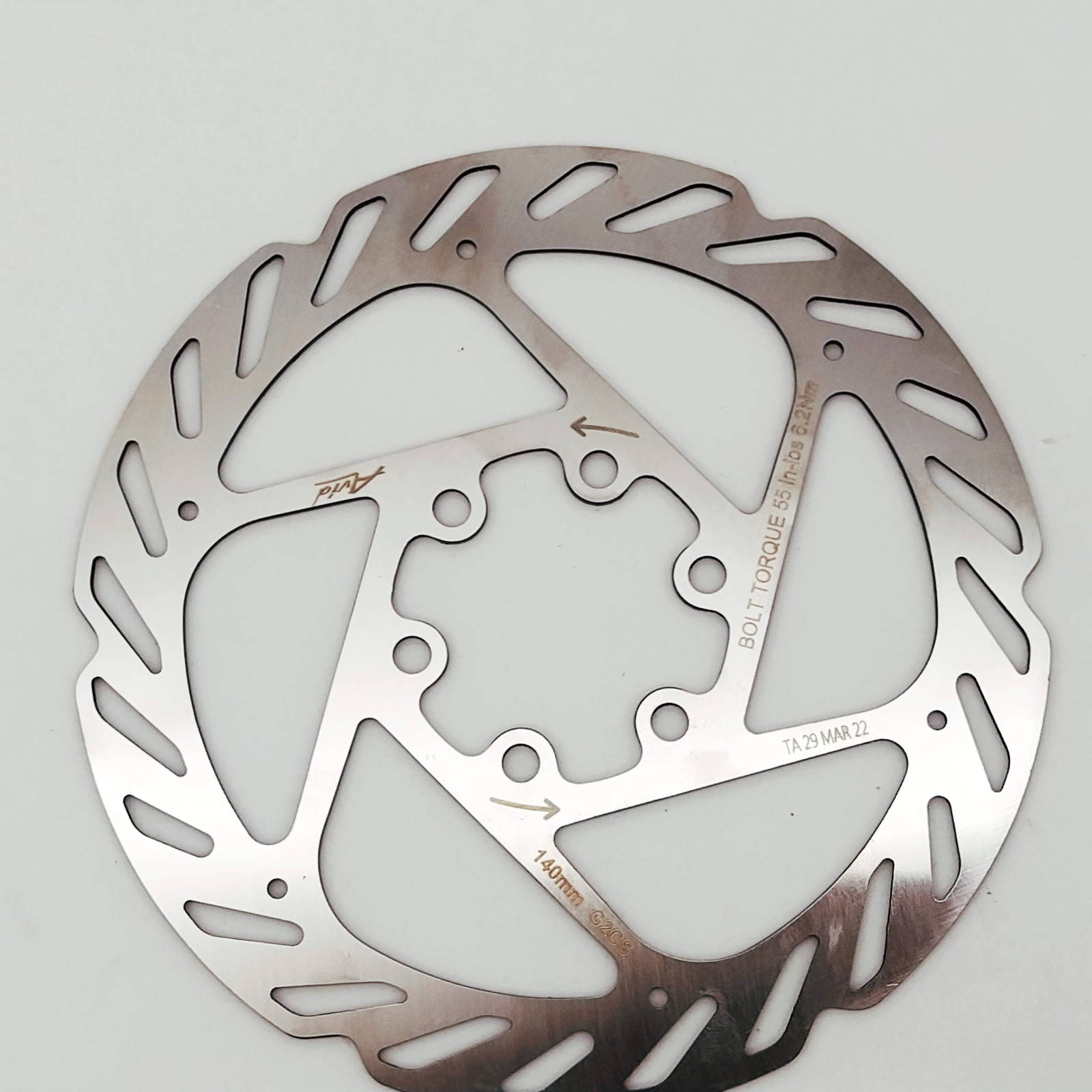 Avid G2 CleanSweep Disc Brake Rotor – 140mm, 6-Bolt, Silver, BB5 BB7