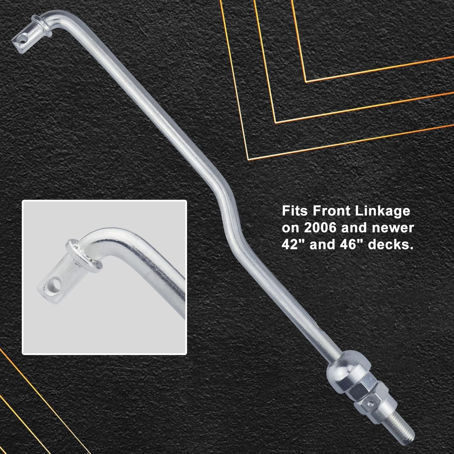 532195270 Front Deck Lift Link Suspension Kit/Nuts, 194209 194208 Bow tie Cotter