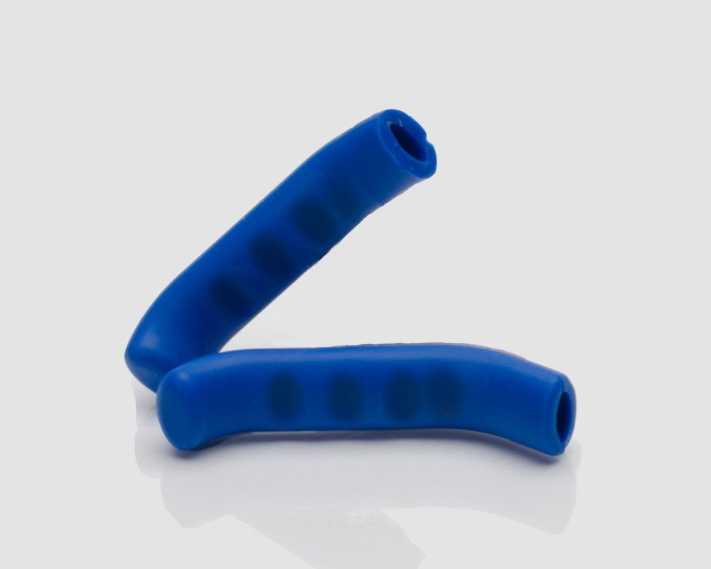 MILES WIDE STICKY FINGERS – SOFT GRIP BIKE BRAKE LEVER COVERS V2 (2PK) – BLUE