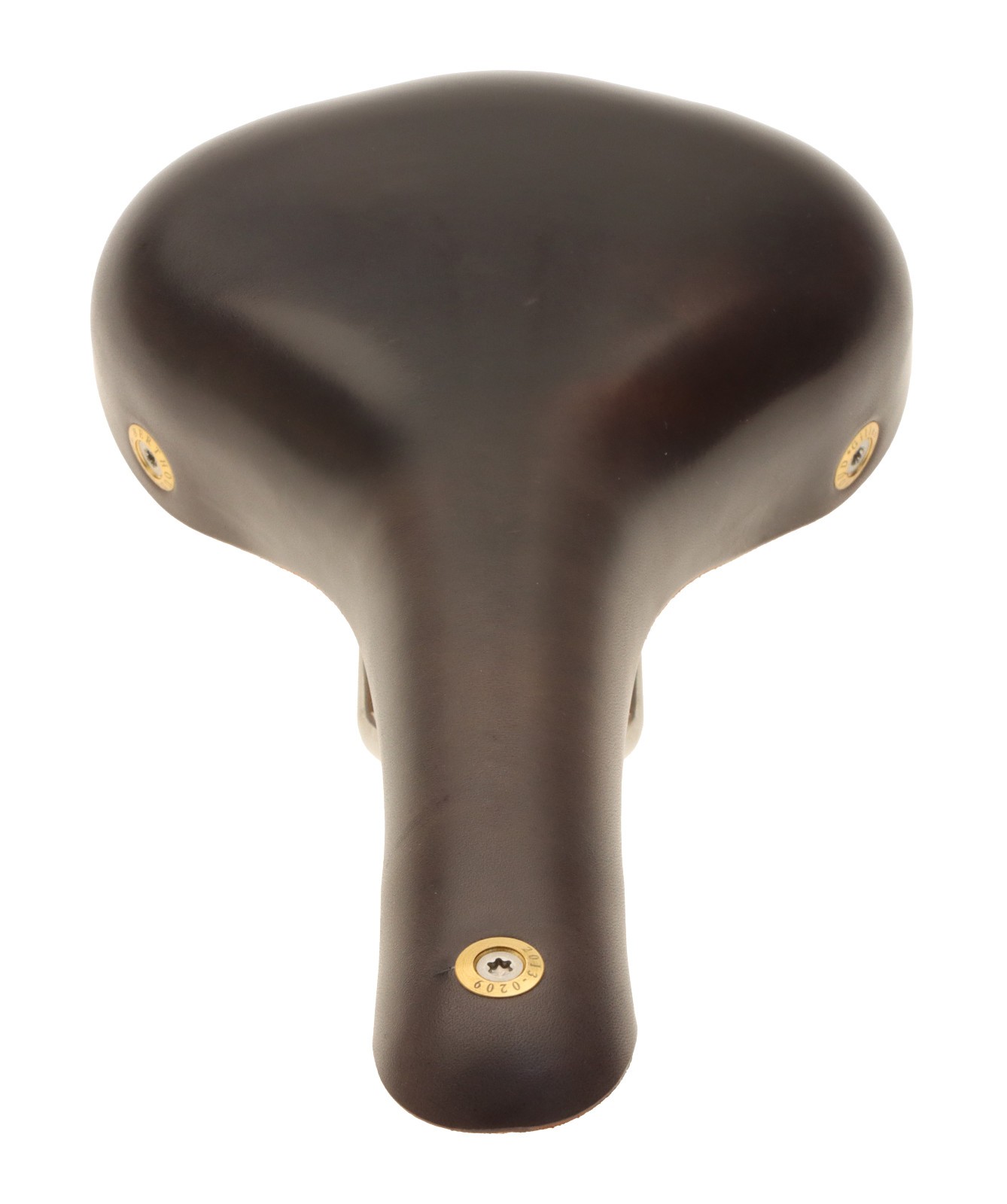 Gilles Berthoud Galibier Saddle Titanium Rails Hard Leather Cover Black NEW NOS