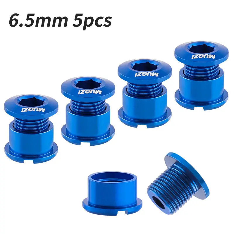 4/5PCS Bike Chainring Bolts MTB Road Bicycle Crank Screws 6.5MM 8.5MM