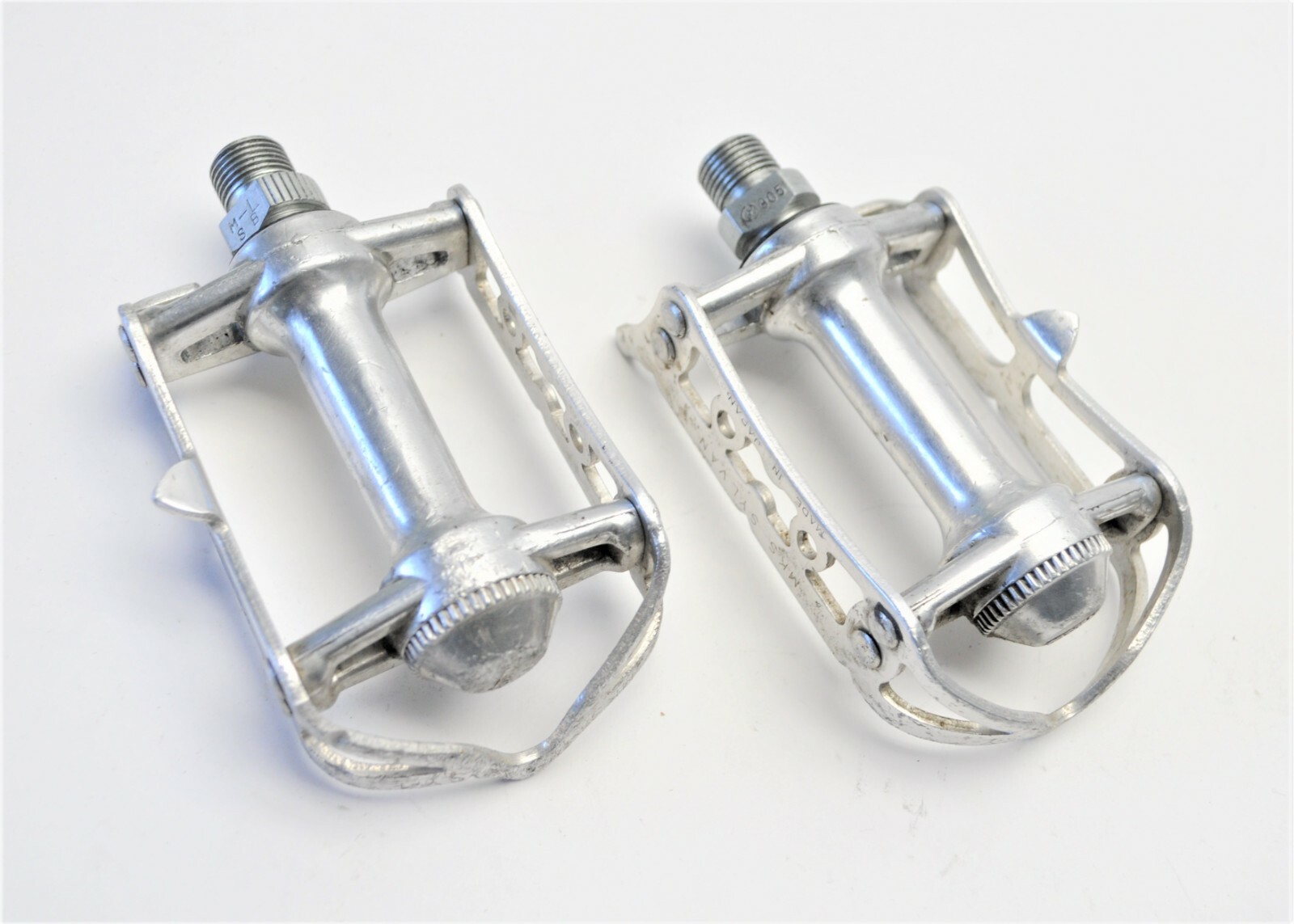 MKS SYLVAN SY-1 ALLOY ROAD TOURING RACE BICYCLE QUILLED PEDALS 9/16 x 20 TPI