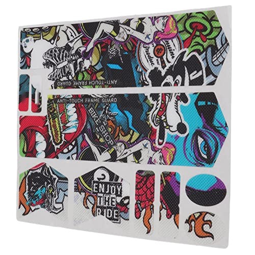 Front Fork Sticker Scratch PVC Front Fork Protector Decal for Mountain Bikes
