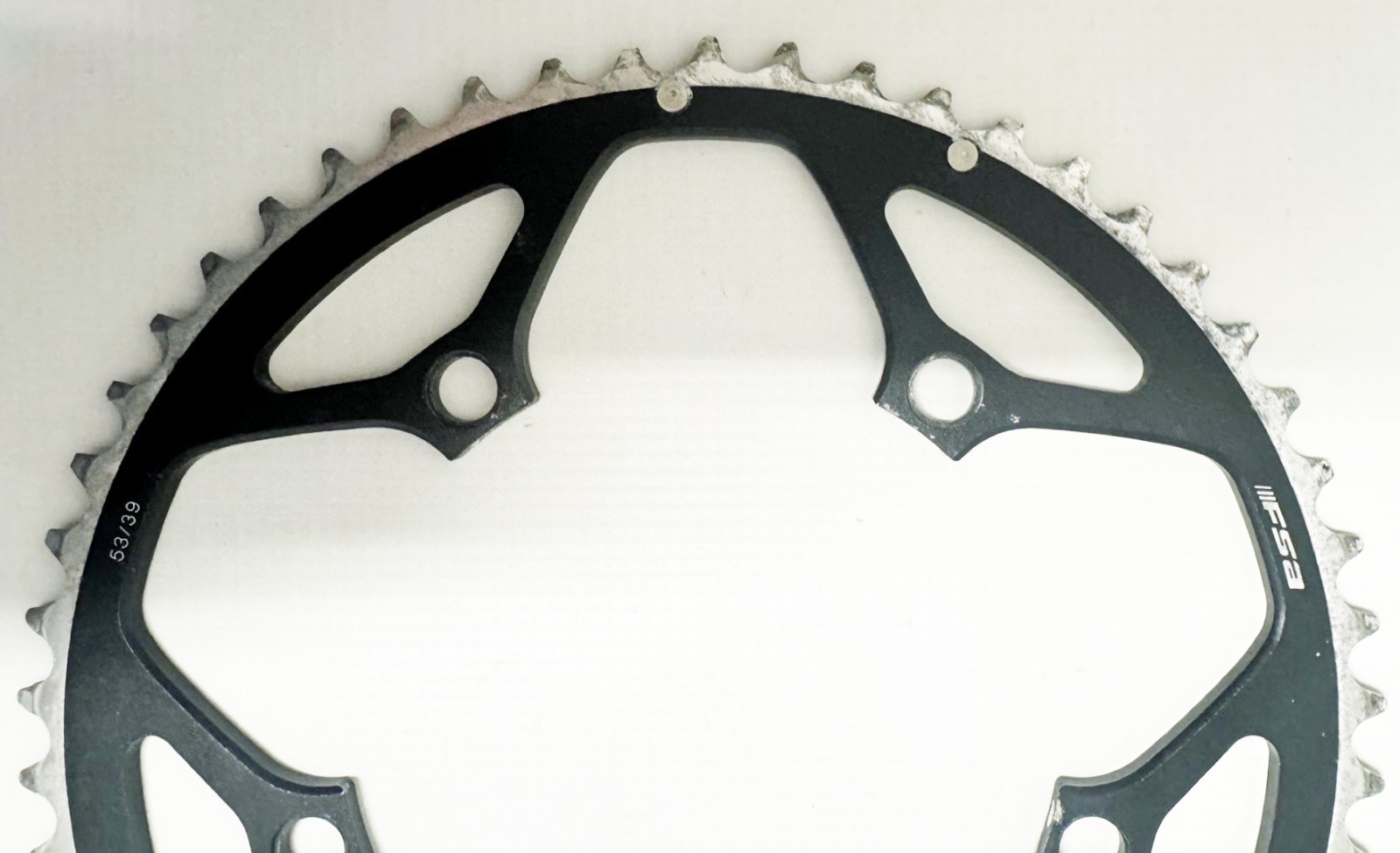 FSA 53-Tooth 130 bcd 10-Speed Aluminum Chainring for 53/39 WA077 53/39 – Used