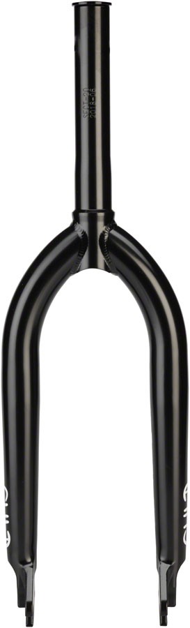 Cult Sect IC Tapered Steel Fork 28mm for 20″ Bikes | Chromoly, Black