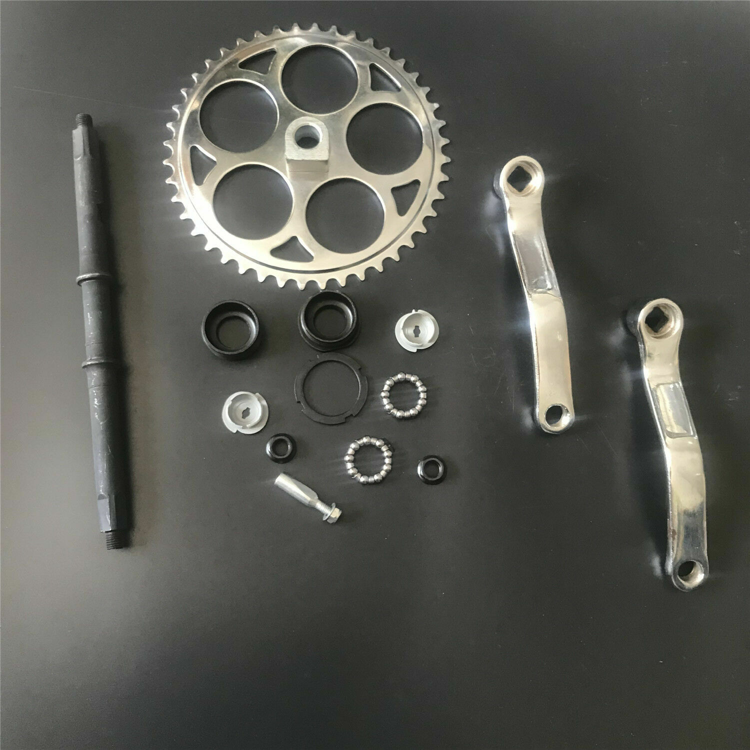 44T Wide Crank Assembly-3pcs for 2 Stroke & 4 Stroke Motor-Gas Motorized Bicycle
