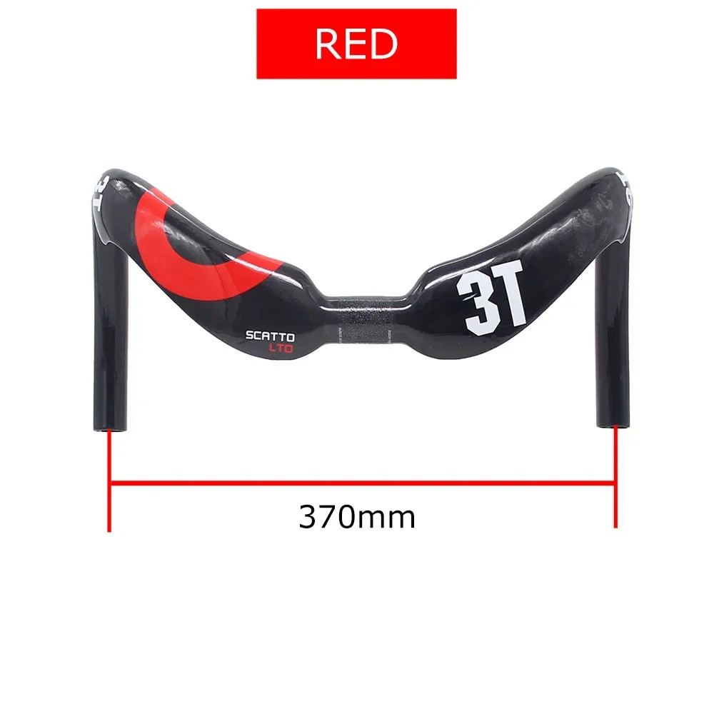 SCATTO LTD Road Bike Track Bar Carbon Cycling Handlebar 31.8mm Width