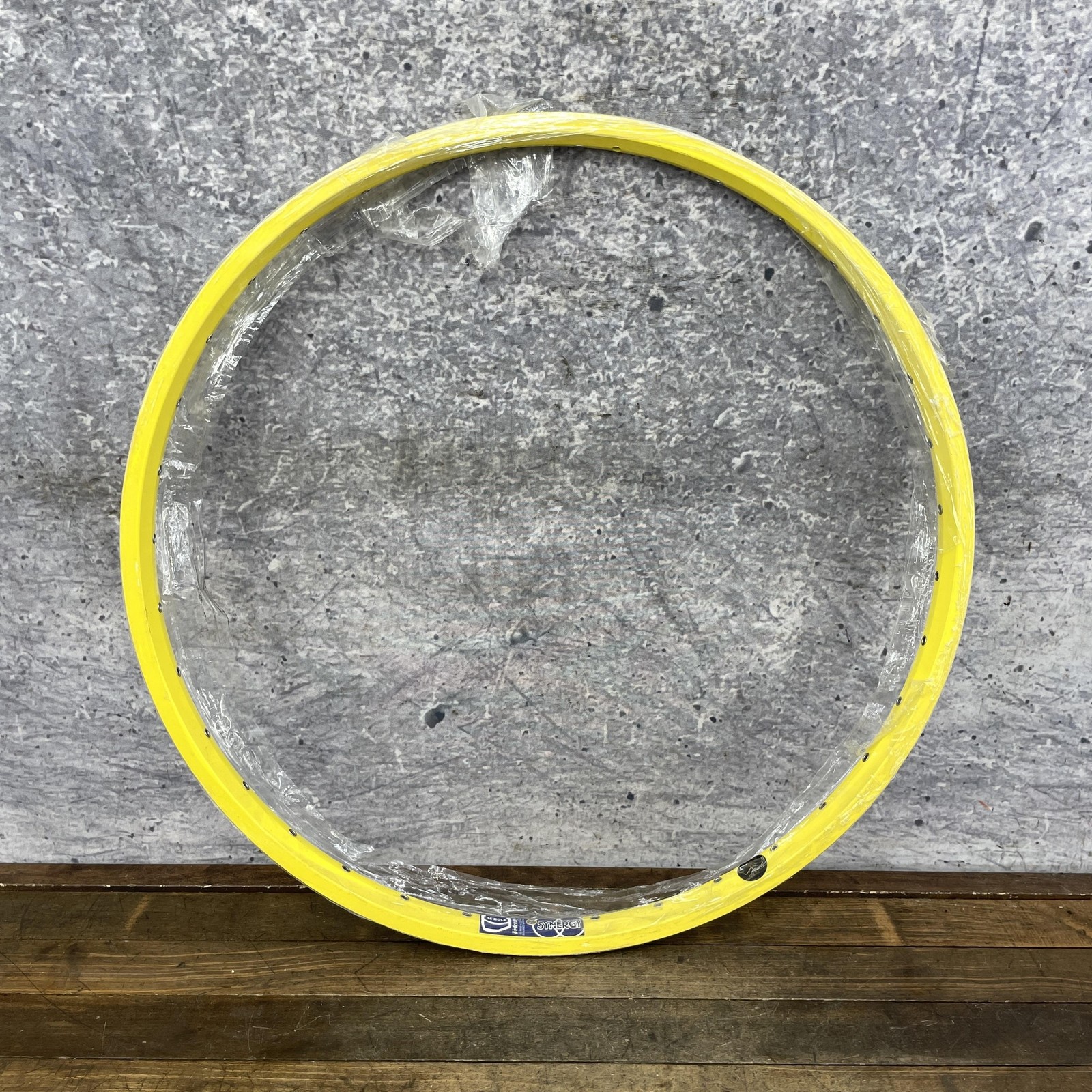 Velocity Synergy 650c Rim 36H Yellow Clincher Alloy Australia Road Gravel